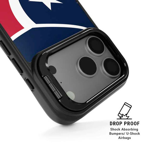 NFL Houston Texans Large Logo iPhone 17 Pro Max Kickstand Case