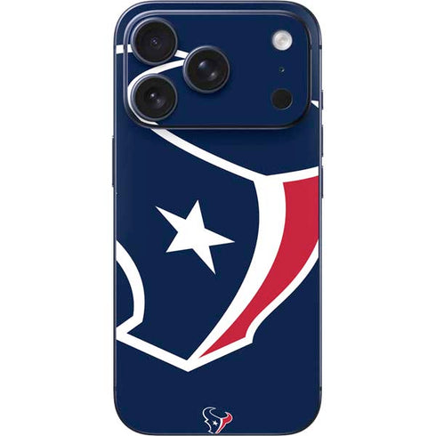 NFL Houston Texans Large Logo iPhone 17 Pro Skin