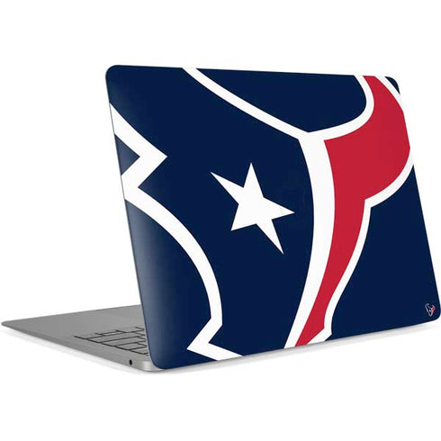 NFL Houston Texans Large Logo Apple MacBook Air Skin