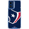 NFL Houston Texans Large Logo Moto G 5G (2024) Clear Case