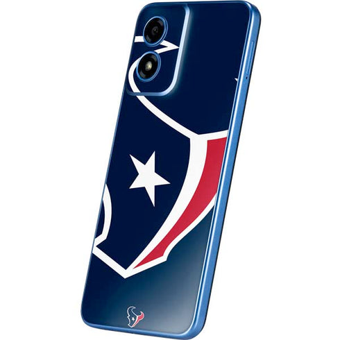 NFL Houston Texans Large Logo Moto G Play 4G (2024) Skin