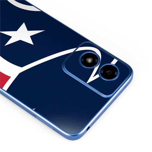 NFL Houston Texans Large Logo Moto G Play 4G (2024) Skin