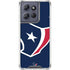 NFL Houston Texans Large Logo Moto G Power 5G (2025) Clear Case