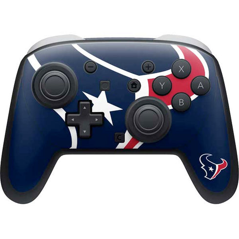 NFL Houston Texans Large Logo Nintendo Skins