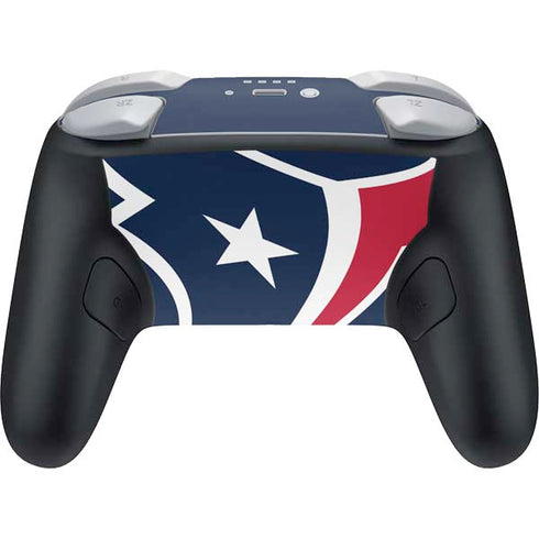 NFL Houston Texans Large Logo Nintendo Switch 2 (2025) Pro Controller Skin