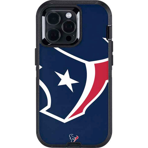 NFL Houston Texans Large Logo Otterbox Defender iPhone Skin