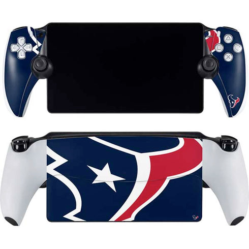 NFL Houston Texans Large Logo PlayStation Portal Remote Player Skin