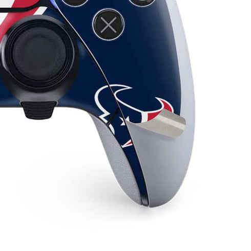 NFL Houston Texans Large Logo PS5 DualSense Edge Pro Controller Skin