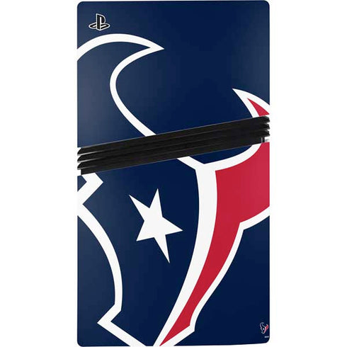 NFL Houston Texans Large Logo PS5 Pro Console Skin
