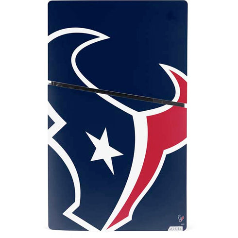 NFL Houston Texans Large Logo PS5 Slim Digital Edition Console Skin