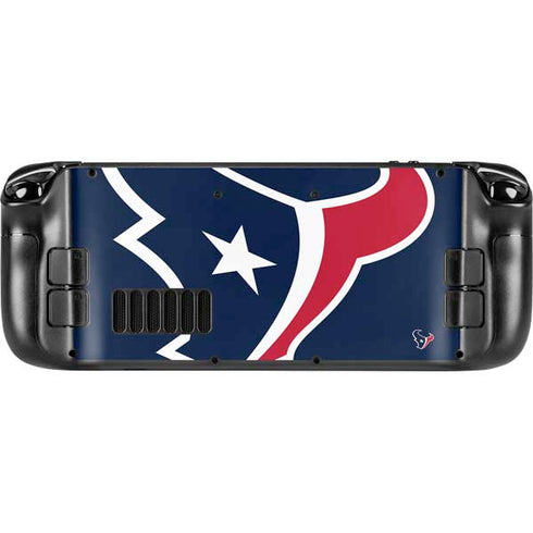 NFL Houston Texans Large Logo Steam Deck Handheld Gaming Computer OLED Skin