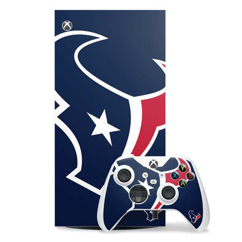 NFL Houston Texans Large Logo Xbox Series X Skins