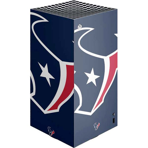 NFL Houston Texans Large Logo XBox Series X Digital Edition Console Skin