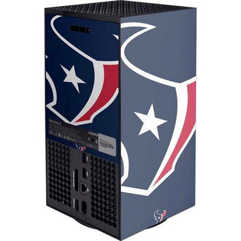 NFL Houston Texans Large Logo XBox Series X Digital Edition Console Skin