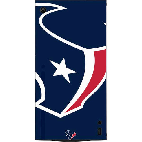 NFL Houston Texans Large Logo XBox Series X Digital Edition Console Skin