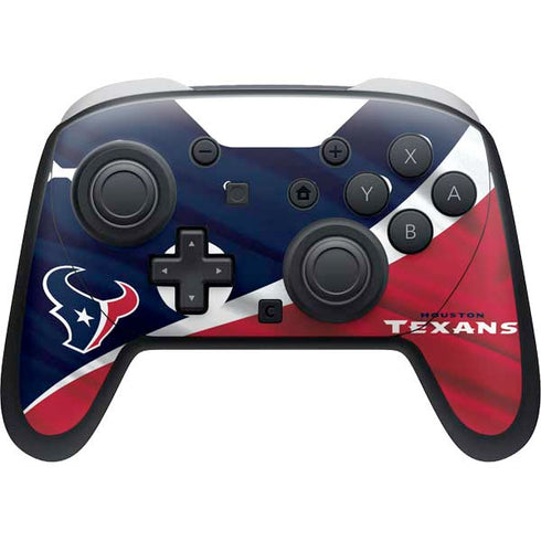 NFL Houston Texans Nintendo Switch 2 (2025) Pro Controller Skin