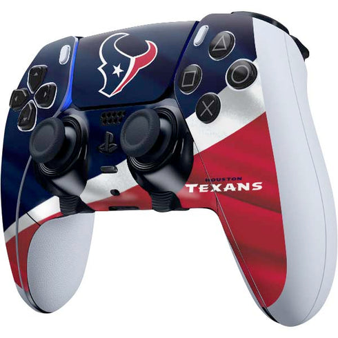 NFL Houston Texans PS5 DualSense Edge Pro Controller Skin