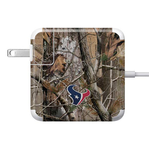 NFL Houston Texans Realtree AP Camo 85W Power Adapter (15 and 17 inch MacBook Pro Charger) Skin
