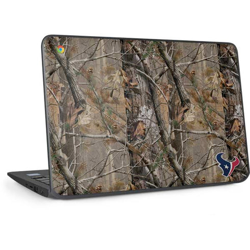 NFL Houston Texans Realtree AP Camo HP Chromebook Skin