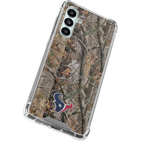 NFL Houston Texans Realtree AP Camo Galaxy A16 5G Clear Case