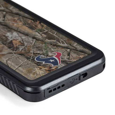 NFL Houston Texans Realtree AP Camo Galaxy S24 Plus Waterproof Case