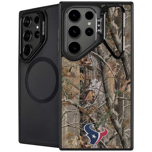NFL Houston Texans Realtree AP Camo Galaxy S24 Ultra Kickstand Case