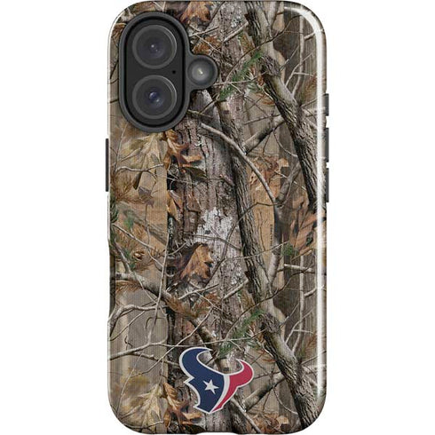 NFL Houston Texans Realtree AP Camo iPhone 16 Plus Impact Case