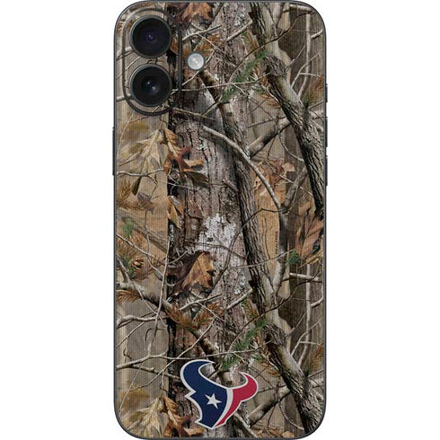 NFL Houston Texans Realtree AP Camo iPhone 16 Plus Skin