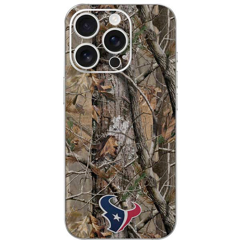 NFL Houston Texans Realtree AP Camo iPhone 16 Pro Skin