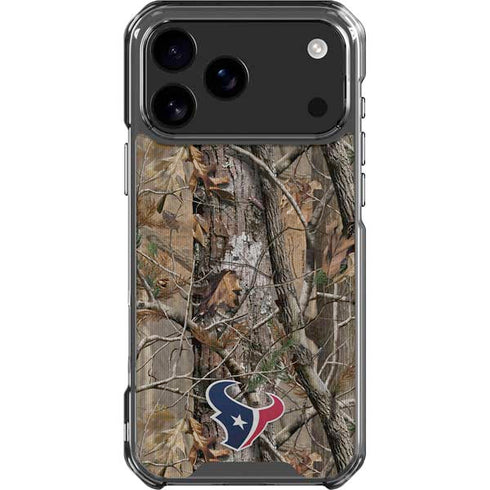NFL Houston Texans Realtree AP Camo iPhone 18 Pro Max Clear Case