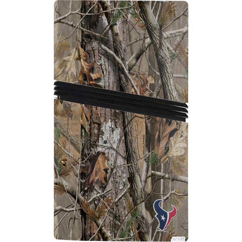 NFL Houston Texans Realtree AP Camo PS5 Pro Console Skin