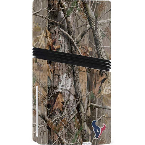 NFL Houston Texans Realtree AP Camo PS5 Pro Disk Console Skin