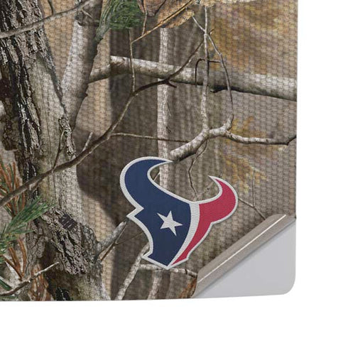 NFL Houston Texans Realtree AP Camo PS5 Pro Disk Console Skin