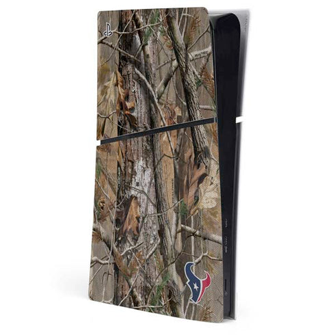 NFL Houston Texans Realtree AP Camo PS5 Slim Digital Edition Console Skin