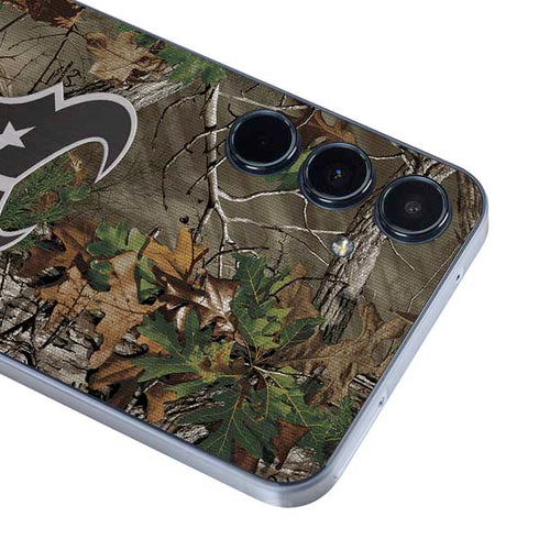NFL Houston Texans Realtree Xtra Green Camo Galaxy A35 5G Skin