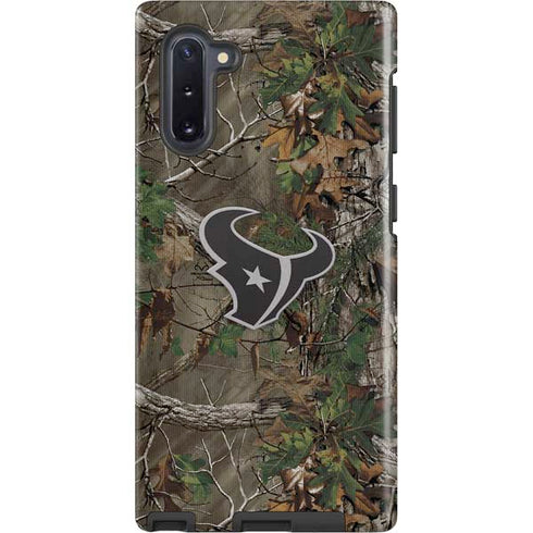 NFL Houston Texans Realtree Xtra Green Camo Galaxy Cases