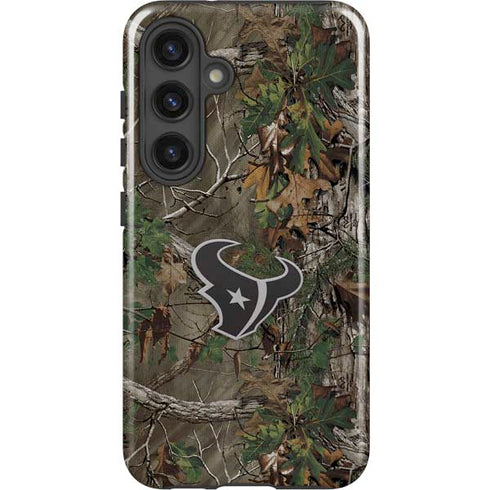 NFL Houston Texans Realtree Xtra Green Camo Galaxy S25 Plus Impact Case