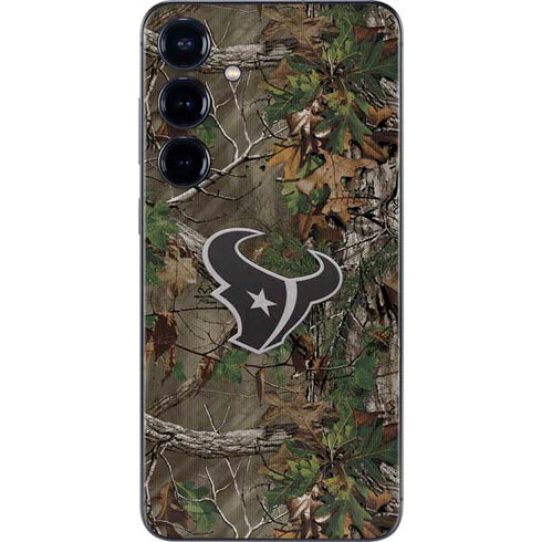 NFL Houston Texans Realtree Xtra Green Camo Galaxy S25 Plus Skin