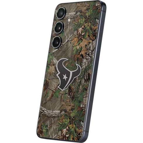NFL Houston Texans Realtree Xtra Green Camo Galaxy S25 Plus Skin