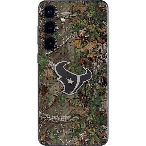 NFL Houston Texans Realtree Xtra Green Camo Galaxy S25 Skin