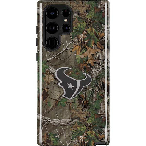 NFL Houston Texans Realtree Xtra Green Camo Galaxy S25 Ultra Impact Case