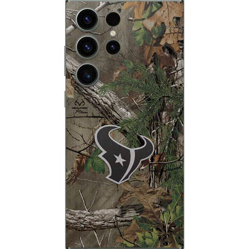 NFL Houston Texans Realtree Xtra Green Camo Galaxy S24 Ultra Skin