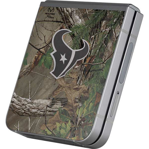 NFL Houston Texans Realtree Xtra Green Camo Galaxy Z Flip6 Skin