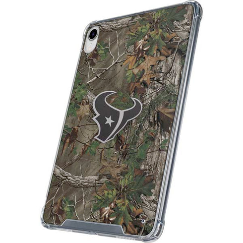 NFL Houston Texans Realtree Xtra Green Camo iPad 11th Gen (2025) Clear Case