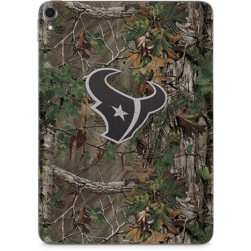 NFL Houston Texans Realtree Xtra Green Camo Apple iPad Pro Skin