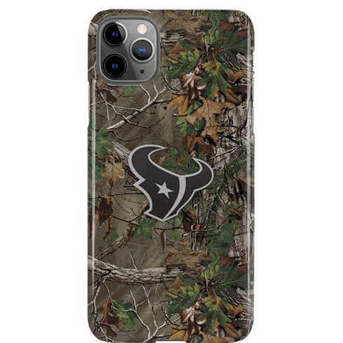 NFL Houston Texans Realtree Xtra Green Camo iPhone Cases