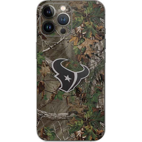 NFL Houston Texans Realtree Xtra Green Camo iPhone 15 Pro Max Skin