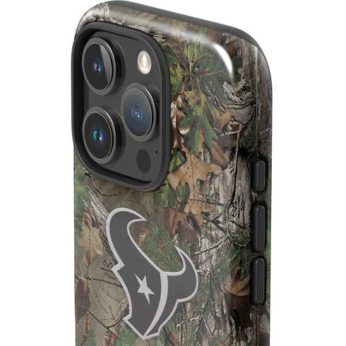 NFL Houston Texans Realtree Xtra Green Camo iPhone 16 Pro Impact Case