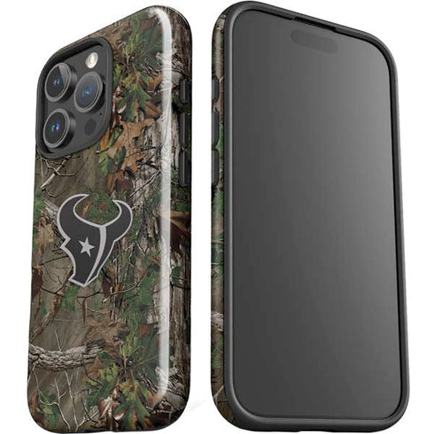 NFL Houston Texans Realtree Xtra Green Camo iPhone 16 Pro Impact Case