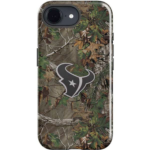 NFL Houston Texans Realtree Xtra Green Camo iPhone 16e Impact Case